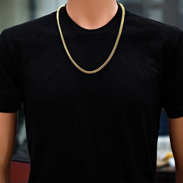 10K Yellow Gold Mens Franco Chain 3 mm